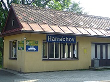 Harrachov, �elezni�n� stanice - mus�me p�es koleje