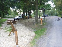 Ob�erstven� a odpo�inek na jednom z n�stupn�ch m�st